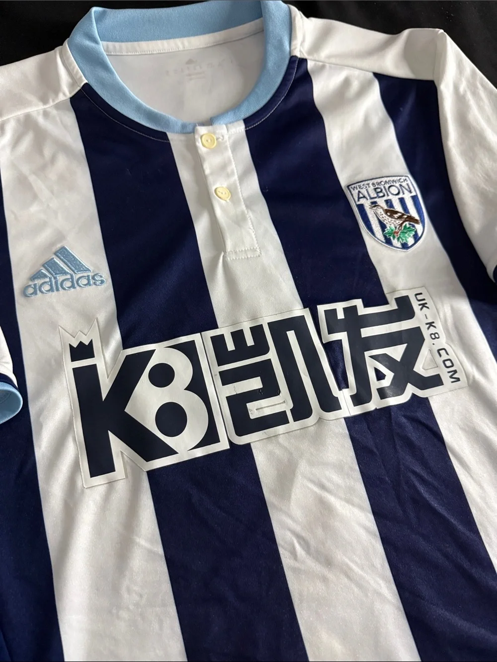 RARE 🏴󠁧󠁢󠁥󠁮󠁧󠁿 West Bromwich Albion 2016-17 Adidas Home Premier League Jersey